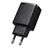 Baseus Compact szybka ładowarka sieciowa USB / USB Typ C 20W 3A Power Delivery Quick Charge 3.0 czarny (CCXJ-B01)