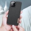 Dux Ducis Fino etui pokrowiec pokryty nylonowym materiałem iPhone 13 Pro Max czarny