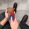 Card Armor Case etui pokrowiec do Samsung Galaxy A32 4G portfel na kartę silikonowe pancerne etui Air Bag granatowy