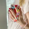 Color Chain Case żelowe elastyczne etui z łańcuchem łańcuszkiem zawieszką do Samsung Galaxy A42 5G wielokolorowy (3)