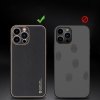 Dux Ducis Yolo eleganckie etui pokrowiec ze skóry ekologicznej iPhone 13 Pro czerwony