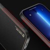 Dux Ducis Yolo eleganckie etui pokrowiec ze skóry ekologicznej iPhone 13 Pro czerwony