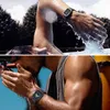 Pasek z etui ochronnym Protect Strap Band do Apple Watch 42 / 44 / 45 mm opaska obudowa pancerna - czarny, różowe złoto
