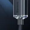 Baseus Crystal Shine Series kabel przewód USB do szybkiego ładowania i transferu danych USB Typ A - Lightning 2,4A 2m czarny (CA