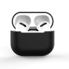 Etui do AirPods Pro silikonowy miękki pokrowiec na słuchawki czarny (case C)