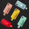 Rope Case silikonowe etui ze smyczą torebka smycz pasek do Xiaomi Poco M4 Pro 5G czarny