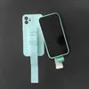 Rope Case silikonowe etui ze smyczą torebka smycz pasek do Samsung Galaxy A23 czerwony