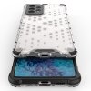 Honeycomb etui pancerny pokrowiec z żelową ramką Samsung Galaxy A73 niebieski