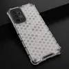 Honeycomb etui pancerny pokrowiec z żelową ramką Samsung Galaxy A73 przezroczysty