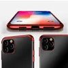 Clear Color case żelowy pokrowiec etui z metaliczną ramką Samsung Galaxy S22+ (S22 Plus) czerwony