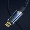Kabel Baseus CATS000003 Lightning - USB-C 20W 480Mb/s 1m - niebieski