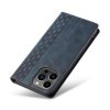 Magnet Strap Case etui do iPhone 12 Pro pokrowiec portfel + mini smycz zawieszka niebieski
