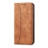 Magnet Fancy Case etui do iPhone 13 Pro Max pokrowiec portfel na karty kartę podstawka brązowy