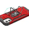 Wozinsky Ring Armor etui iPhone 14 pancerny pokrowiec uchwyt magnetyczny ring czerwone
