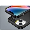 Carbon Case etui iPhone 14 elastyczny żelowy pokrowiec na tył plecki czarny