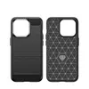 Carbon Case etui iPhone 14 Pro Max elastyczny żelowy pokrowiec na tył plecki niebieski