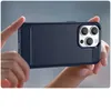Carbon Case etui iPhone 14 Pro Max elastyczny żelowy pokrowiec na tył plecki niebieski