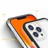 Clear 3in1 etui iPhone 14 Pro silikonowy pokrowiec z ramką czerwone