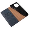 Magnet Strap Case etui iPhone 14 pokrowiec z klapką portfel mini smycz podstawka niebieskie