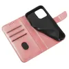 Magnet Case etui iPhone 14 Pro Max pokrowiec z klapką portfel podstawka różowe