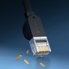 Baseus Speed Six kabel sieciowy płaski RJ45 1000Mbps 2m czarny (WKJS000101)