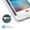 HardGlass MAX 5D - Szkło Hartowane na cały ekran do Apple iPhone 7 / 8  (4,7) kolor biały
