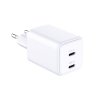 3MK Hyper Charger PD 45W ład. sieć.biała/white + 2x USB-C Cables