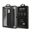 AMG AMHCP12LDOLBK iPhone 12 Pro Max6,7 czarny/black hardcase Leather Hot Stamped