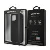 AMG AMHCP12LDOLBK iPhone 12 Pro Max 6,7 czarny/black hardcase Leather Hot Stamped