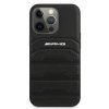 AMG AMHCP13LGSEBK iPhone 13 Pro / 13 6,1 czarny/black hardcase Leather Debossed Lines