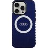 Audi IML Big Logo MagSafe Case iPhone 15 Pro 6.1 niebieski/navy blue hardcase AU-IMLMIP15P-Q5/D2-BE