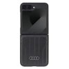 Audi Synthetic Leather MagSafe Z Flip6F741 czarny/black hardcase AU-TPUPCFlip6-Q5/D1-BK