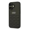 Audi Synthetic Leather iPhone 16 6.1 czarny/black hardcase AU-TPUPCIP16-GT/D2-BK