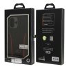 Audi Genuine Leather MagSafe iPhone 16 6.1 czarno-czerwony hardcase AU-TPUPCMIP16-R8/D3-RD