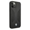 Etui BMW BMHCP12MRSCSK iPhone 12/12 Pro 6,1 czarny/black hardcase Leather Perforate Sides