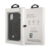 Etui BMW BMHCP12MRSCSK iPhone 12/12 Pro 6,1 czarny/black hardcase Leather Perforate Sides