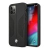 Etui BMW BMHCP12LRSCSK iPhone 12 Pro Max6,7 czarny/black hardcase Leather Perforate Sides