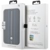Etui BMW BMBKP14X22RVSK iPhone 14 Pro Max 6,7 czarny/black bookcase Leather Stamp Blue Lines