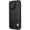 Etui BMW BMHCP14L22RBDK iPhone 14 Pro 6,1 czarny/black hardcase Leather Blue Dots
