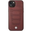 Etui BMW BMHCP14S22RPSR iPhone 14 / 15 / 13 6.1 burgundowy/burgundy Leather Seats Pattern