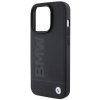 BMW BMHMP15XSLLBK iPhone 15 Pro Max 6.7czarny/black MagSafe Leather Hot Stamp