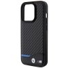BMW BMHCP15L22NBCK iPhone 15 Pro 6.1 czarny/black Leather Carbon
