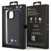 BMW BMHCP15S22PTDK iPhone 15 / 14 / 13 6.1 czarny/black Leather Stamp Tricolor