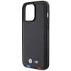 BMW BMHCP15X22PTDK iPhone 15 Pro Max 6.7 czarny/black Leather Stamp Tricolor