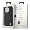 BMW BMHCP15L22RQDK iPhone 15 Pro 6.1 czarny/black Leather Quilted