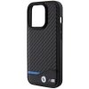 BMW BMHMP15L22NBCK iPhone 15 Pro 6.1 czarny/black hardcase Leather Carbon MagSafe