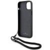 BMW BMHCP15M23RMRLK iPhone 15 Plus / 14 Plus 6.7 czarny/black hardcase Signature Leather Wordmark Cord