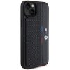 BMW BMHCP15M23PUPVK iPhone 15 Plus / 14 Plus 6.7 czarny/black hardcase Perforated Tricolor Line