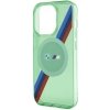 BMW BMHMP15LHDTN iPhone 15 Pro 6.1 zielony/green hardcase M Tricolor Stripes MagSafe