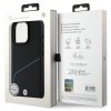 BMW BMHMP16L23RDCLK iPhone 16 Pro 6.3 czarny/black hardcase Sign Leather Textured And Line MagSafe